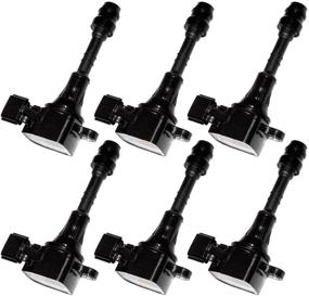img 4 attached to MAS Set of 6 UF349 Ignition Coils Compatible with Nissan Infiniti Suzuki - V6 3.5L 4.0L C1406 50075 5C1403