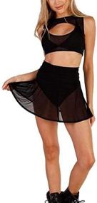 img 3 attached to KnniMorning TEES Women's Sheer Cover-Ups for Skirts - Stylish Women's Clothing