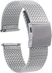 img 4 attached to Carty Stainless Steel Straps Silver