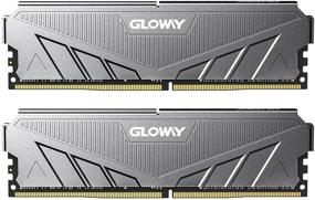 img 4 attached to 🖥️ Gloway DDR4 RAM 16GB (2 x 8GB) 3200MHz PC4-25600 CL16 1.35V 288-Pin UDIMM Aluminum Memory Kit for Desktop Computer - Grey