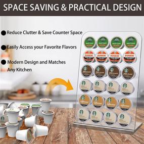 img 1 attached to ☕ Organize Your Coffee Station with our Clear Acrylic Coffee Pod Holder for 24 K-Cups