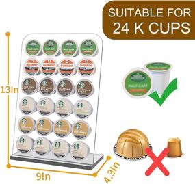 img 3 attached to ☕ Organize Your Coffee Station with our Clear Acrylic Coffee Pod Holder for 24 K-Cups