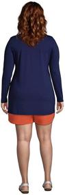 img 3 attached to Lands End Quarter Cover Up Regular Women's Clothing for Swimsuits & Cover Ups