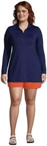 img 4 attached to Lands End Quarter Cover Up Regular Women's Clothing for Swimsuits & Cover Ups