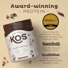 img 3 attached to KOS Organic Protein Powder Chocolate