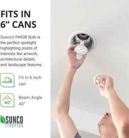 img 2 attached to 💡 Enhance Your Industrial Lighting with Sunco Lighting's Dimmable Waterproof Spotlight for Electrical Components