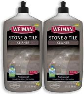 🧼 weiman stone tile and laminate cleaner - 2 pack of 32 ounce bottles - professional cleaner for stone floors: tile, marble, granite, limestone, slate, terra cotta, terrazzo, and more logo