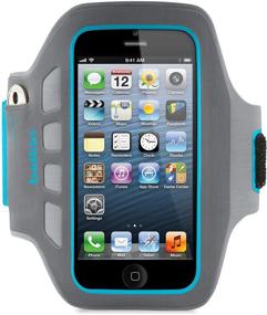 img 1 attached to 🔒 Secure and Stylish Blue Belkin EaseFit Plus Armband for iPhone 5 / 5S / 5c / SE