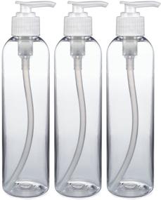 img 4 attached to Bottles BPA Free: Clear Refillable Containers for Crystal-Clear Storage