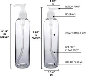 img 3 attached to Bottles BPA Free: Clear Refillable Containers for Crystal-Clear Storage