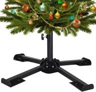 🎄 folding christmas tree stand: sturdy and portable base for 6-8 foot trees & umbrellas logo
