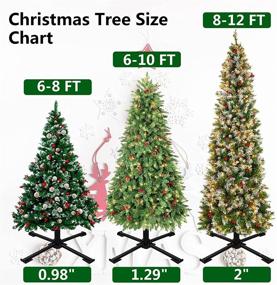img 2 attached to 🎄 Folding Christmas Tree Stand: Sturdy and Portable Base for 6-8 Foot Trees & Umbrellas