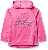 👧 джемпер adidas с капюшоном и реглановыми рукавами для девочек - толстовка логотип