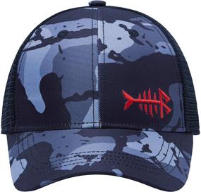 img 3 attached to 🎣 BASSDASH Altimate Fishing Hat: Adjustable Baseball Trucker Cap for Men and Women with Mesh Back