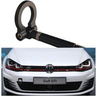 🚗 dewhel jdm aluminum track racing bumper car accessories tow hook kit - vw mk7 vii golf gti 2015-up logo