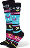 think medical women's 10-14mmhg compression socks for nurses - comfortable healthcare black socks логотип