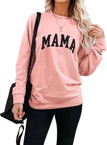 img 4 attached to LEEDYA Womens Graphic Sweatshirt Crewneck Outdoor Recreation in Hiking & Outdoor Recreation Clothing