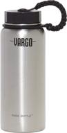 vargo stainless steel para bottle natural logo