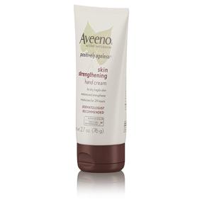 img 3 attached to Aveeno Positively Ageless Skin Strengthening Hand Cream - Nourishing, 2.7 Oz (Pack of 2) - For Dry Skin