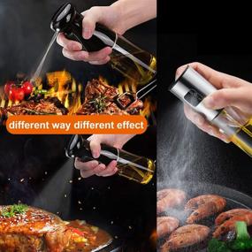 img 2 attached to 🔥 2021 Black Friday Oil Sprayer for Cooking - 210ml Oil Dispenser Bottle Spray Mister: Perfect for Salad, BBQ, Baking, Roasting, Frying - Thanksgiving & Christmas Kitchen Gifts