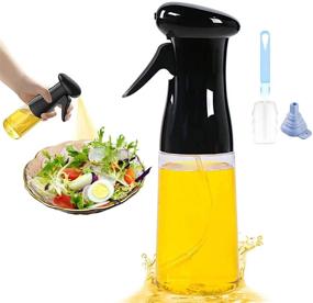 img 4 attached to 🔥 2021 Black Friday Oil Sprayer for Cooking - 210ml Oil Dispenser Bottle Spray Mister: Perfect for Salad, BBQ, Baking, Roasting, Frying - Thanksgiving & Christmas Kitchen Gifts