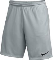 nike park iii shorts red sports & fitness logo