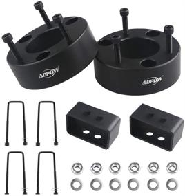 img 4 attached to 🚗 ADPOW 3”Front and 2”Rear Leveling Lift Kit Ford F150 2004-2014 - Compatible, Effective Raise with Strut Spacers