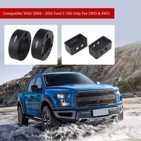 img 2 attached to 🚗 ADPOW 3”Front and 2”Rear Leveling Lift Kit Ford F150 2004-2014 - Compatible, Effective Raise with Strut Spacers