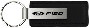 img 4 attached to 🔑 Premium Ford F-150 Black Leather Key Chain: Enhance Your Style and Security