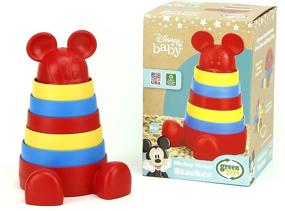img 3 attached to 🐭 Зеленые игрушки Disney Baby Exclusive - Микки Маус Стекер: Экологически чистая и веселая игрушка для малышей