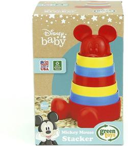 img 1 attached to 🐭 Green Toys Disney Baby Exclusive - Mickey Mouse Stacker: An Eco-Friendly and Fun Toy for Little Ones