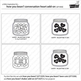 img 2 attached to 📸 Lawn Fawn LF1553: Conversation Heart Scrapbooking & Stamping Kit - An Endearing Way to Capture Memories