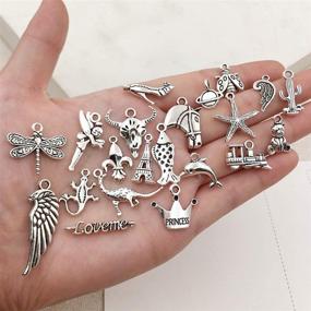 img 1 attached to JIALEEY Wholesale Pendants Necklace Bracelet Beading & Jewelry Making and Charms