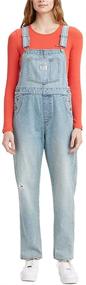 img 4 attached to 👖 Redefine Your Style with Levi's Women's Vintage Overalls - Classic and Timeless