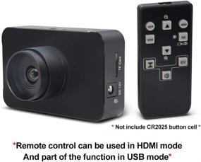 img 3 attached to 📷 MOKOSE 12MP HDMI Camera 1080P USB HD Streaming Webcam with 4K@30FPS Recording, Industry C/CS-Mount Camera featuring Manual 3.2mm No Distortion Lens