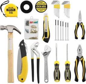 img 2 attached to DOWELL 126 Piece Homeowner Tool Kit Set with Pliers, Wrench Set, Screwdrivers, and Tool Bag for Household use - Storage Case Included