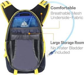 img 1 attached to 🚴 LOCALLION Cycling Backpack – Breathable Hydration Pack for Outdoor Sports, Biking, and Running – Men and Women, 18L