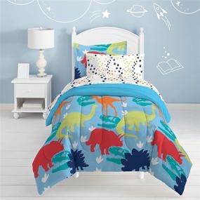 img 2 attached to Dream FACTORY Easy Wash Comforter Multicolor