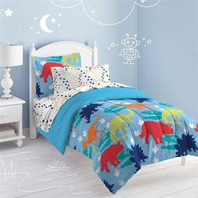 img 3 attached to Dream FACTORY Easy Wash Comforter Multicolor