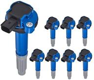 🔥 ena set of 8 ignition coil pack: perfect replacement for ford f-150 mustang v8 5.0l - c1802 uf622 dg542 logo