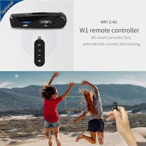 img 1 attached to 📷 Ordro EP6 Vlog Camera 4K Camcorder Hands-Free Lightweight Mini Wearable Video Camera Full HD 1080P 60FPS WiFi APP Connection Recorder with Remote Control, Carrying Case, and 32GB Micro SD Card - Black