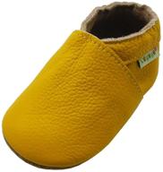 👶 sayoyo baby dark grey soft sole leather prewalkers infant shoes for baby toddler logo