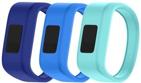 img 4 attached to 📱 NotoCity Compatible Vivofit JR Watch Band: Soft Silicone Replacement Bands for Vivofit JR/Vivofit JR 2/Vivofit 3 Smartwatch (3 Pack, Large Size)