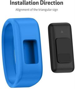 img 1 attached to 📱 NotoCity Compatible Vivofit JR Watch Band: Soft Silicone Replacement Bands for Vivofit JR/Vivofit JR 2/Vivofit 3 Smartwatch (3 Pack, Large Size)