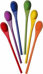 img 1 attached to 🥚 Egg and Spoon Race Game - Set of 6 Wooden Eggs and Spoons - Ideal for Parties, Birthdays, and More - High-quality, Lightweight, Six Vibrant Colors