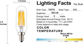 img 2 attached to OPALRAY T8(T25) Small Tube Shape 6W LED Bulb