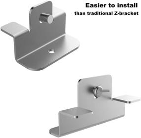 img 4 attached to Enhanced Solar Panel Mounting Z Brackets Kits 🔆 by SUNER POWER for RVs, Boats, Roofs, Walls, and More