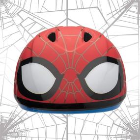 img 3 attached to Spiderman SPIDEY EYES Toddler Helmet Bell 7073384 (Ages 3-5)