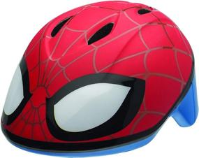 img 4 attached to Spiderman SPIDEY EYES Toddler Helmet Bell 7073384 (Ages 3-5)