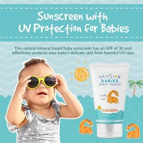 img 3 attached to Hamilton Babies: Lively Levi Sunscreen - Baby Sunscreen - 3.3 fl oz / 98 mL - SPF 30, All-Natural, 15% Zinc Oxide, UV Protection, Hypoallergenic, Sulfate and Phthalate-Free, Paraben-Free